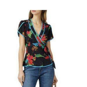 Nanette Lepore wrap top size 6